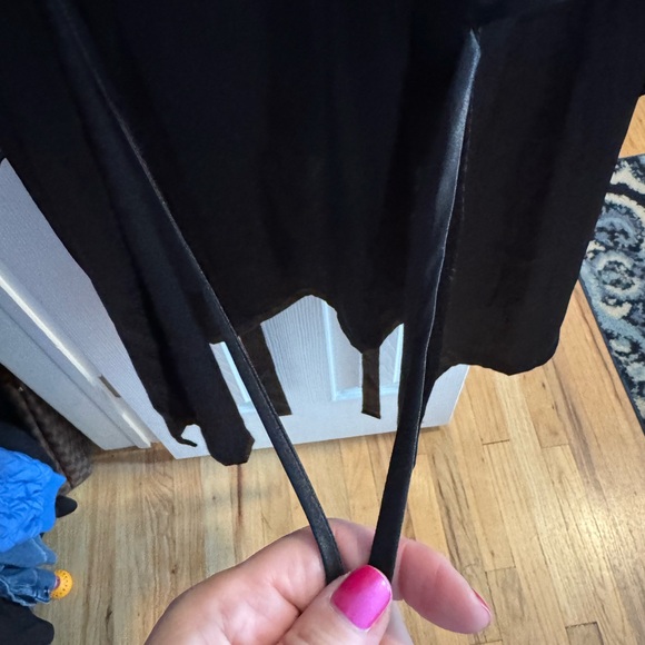 NWOT, GORGEOUS, Oscar de la Renta-Fine Label Black Nightgown & Robe. NEVER WORN - Picture 12 of 16